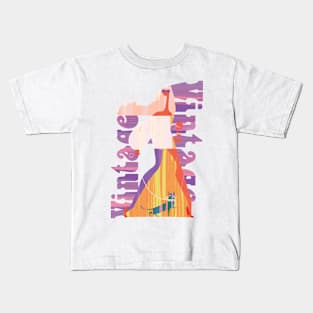 Vintage Dress Birthday Gift For Girls And Women Kids T-Shirt